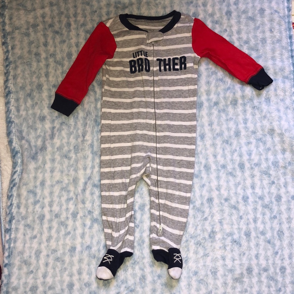 Carter’s Little brother Sleep N play footies for boys (6months)